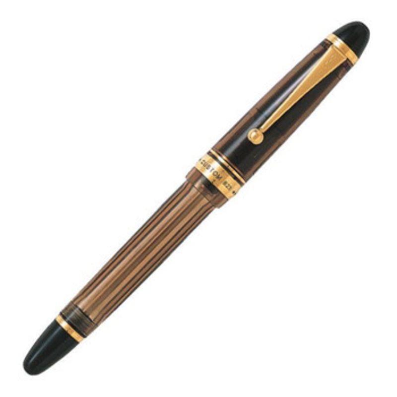 Pilot FKK-3MRP-BNB 823 (Plunger Type) Broad Point Brown Axis Fountain Pen