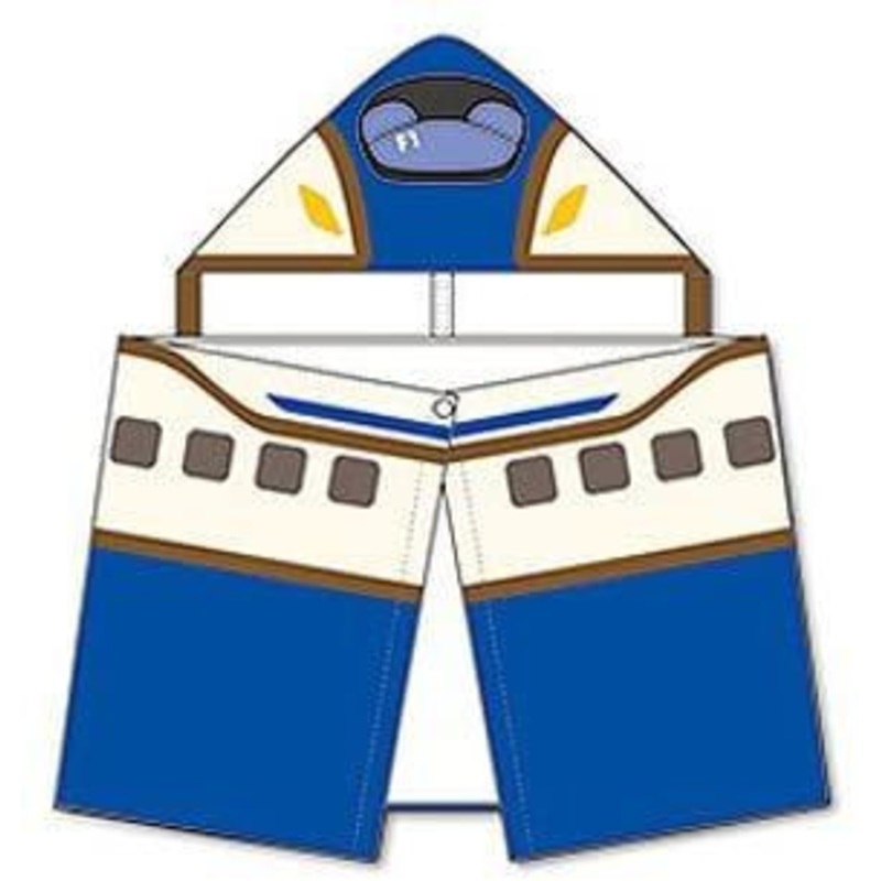 Shinkansen Hooded Towel Series E7 ‘Kagayaki’