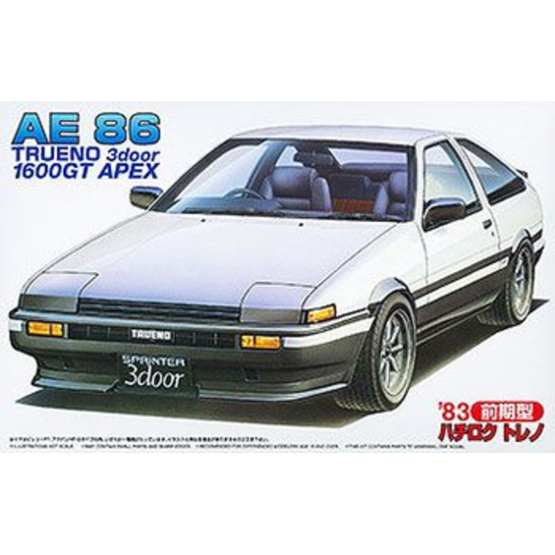 Fujimi Inch Up 1/24 AE86 Trueno Plastic Model