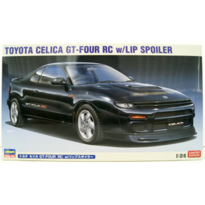 Hasegawa 1/24 Toyota Celica GT-Four RC w/Rip Spoiler Plastic Model