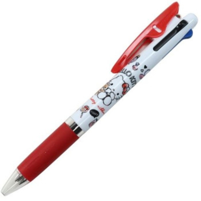 KAMIO JAPAN Sanrio Jetstream 3 Color Ballpoint Pen 0.5mm Hello Kitty