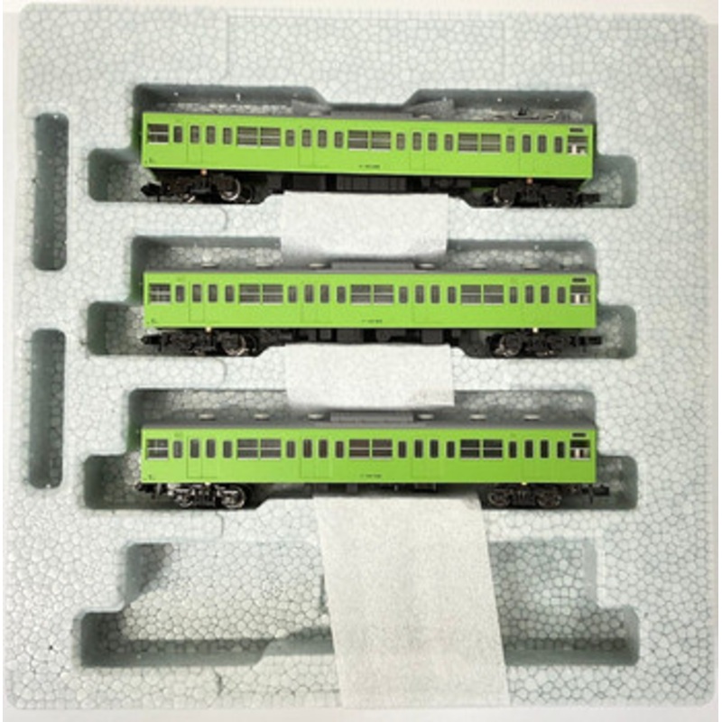 Kato 10-1744C Series 103 ‘Uguisu’ Intermediate Car 3 Cars Add-on Set (N scale)