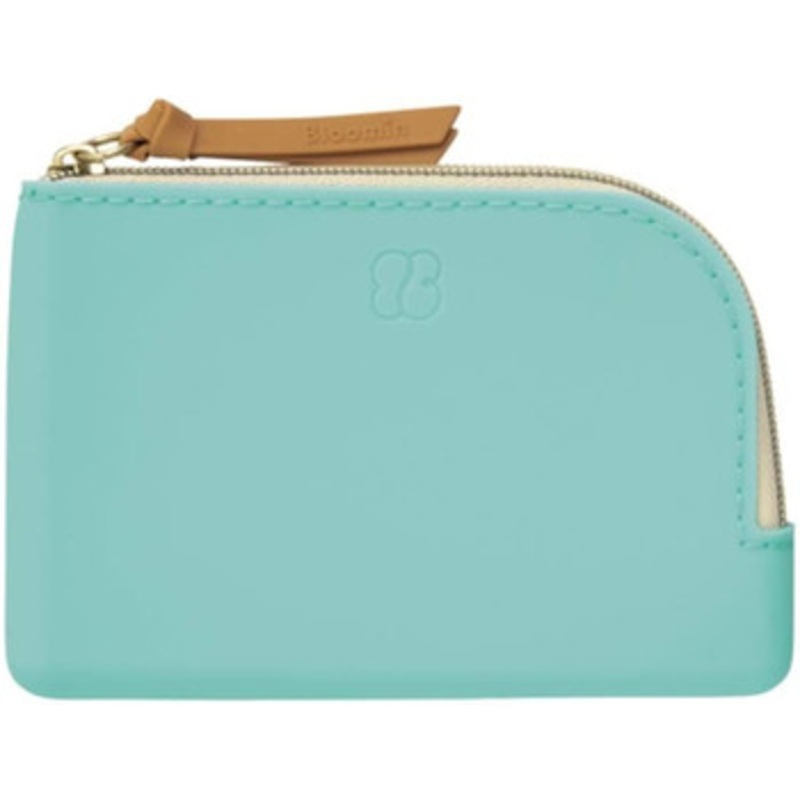LIHIT LAB. Bloomin Flat Pouch Card Size (Mint green)