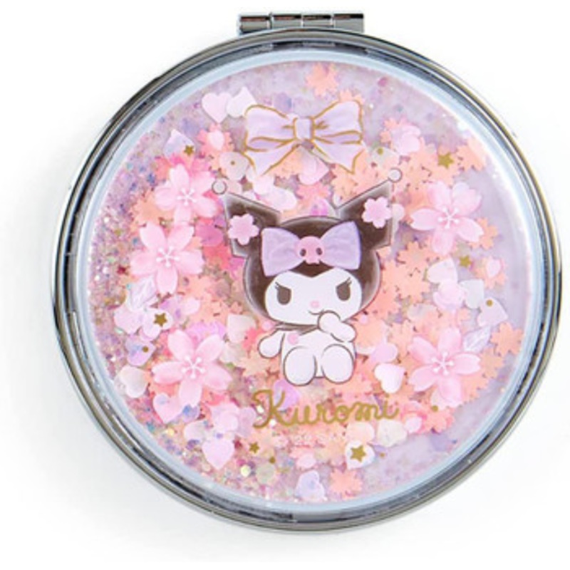 Sanrio Double Mirror Kuromi Cherry Blossoms