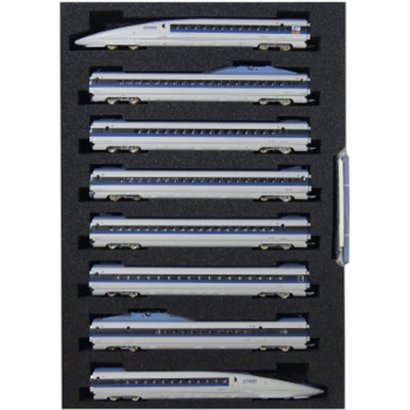 Tomix 98935 JR Series 500-7000 Sanyo Shinkansen (Plarail Car/ V2 Configuration) 8 Cars Set (N scale)