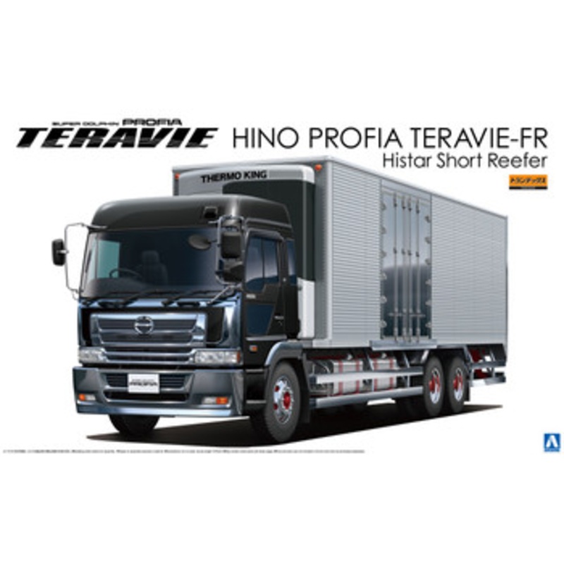 Aoshima Heavy Freight 1/32 Hino Profia Teravie FR Histar Short Refrigerated (SLX400) Plastic Model
