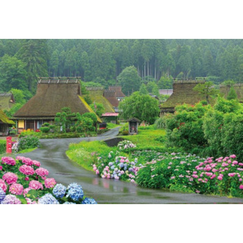 Beverly 51-296 Jigsaw Puzzle Miyama-cho Japan Where Hydrangea Bloom (1000 Pieces)