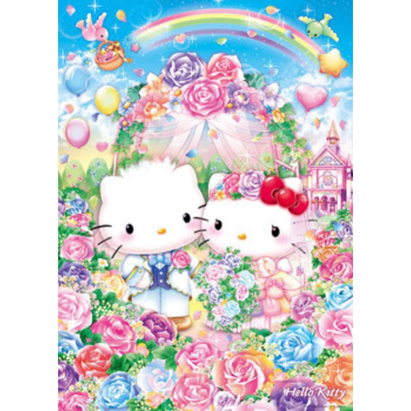 Beverly 66-188 Jigsaw Puzzle Happy Hello Kitty Wedding (600 Pieces)