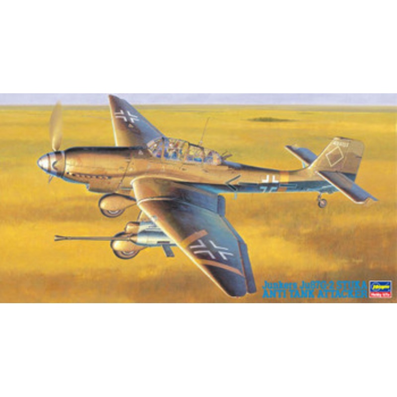 Hasegawa 1/48 Junkers Ju87G-2 Stuka Anti Tank Attacker Plastic Model