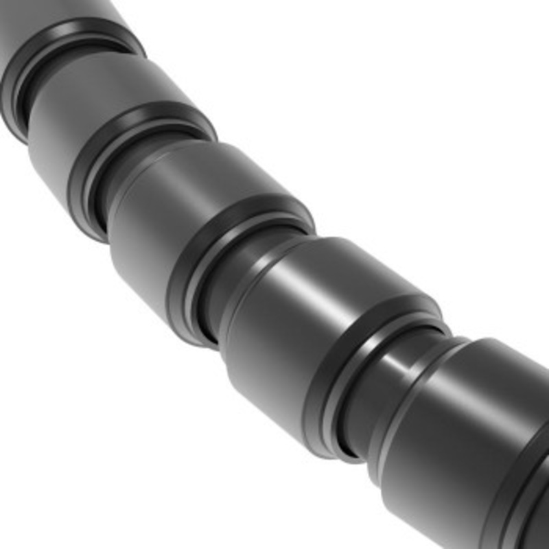 HiQparts NP Pipe Black Size L 20Pieces