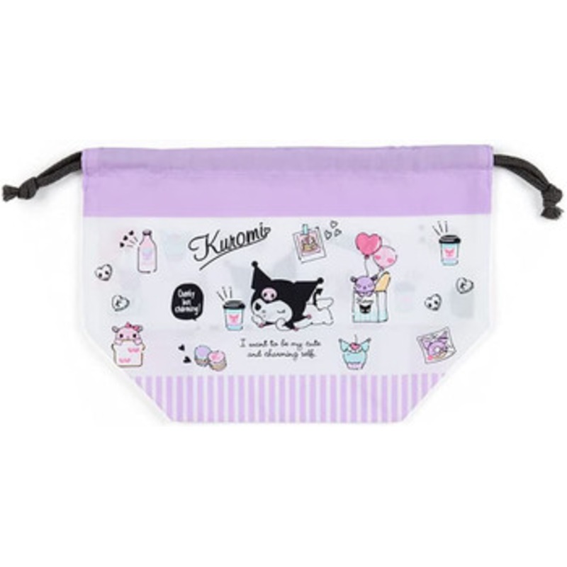 Sanrio Drawstring Lunch Bag Kuromi Sweets