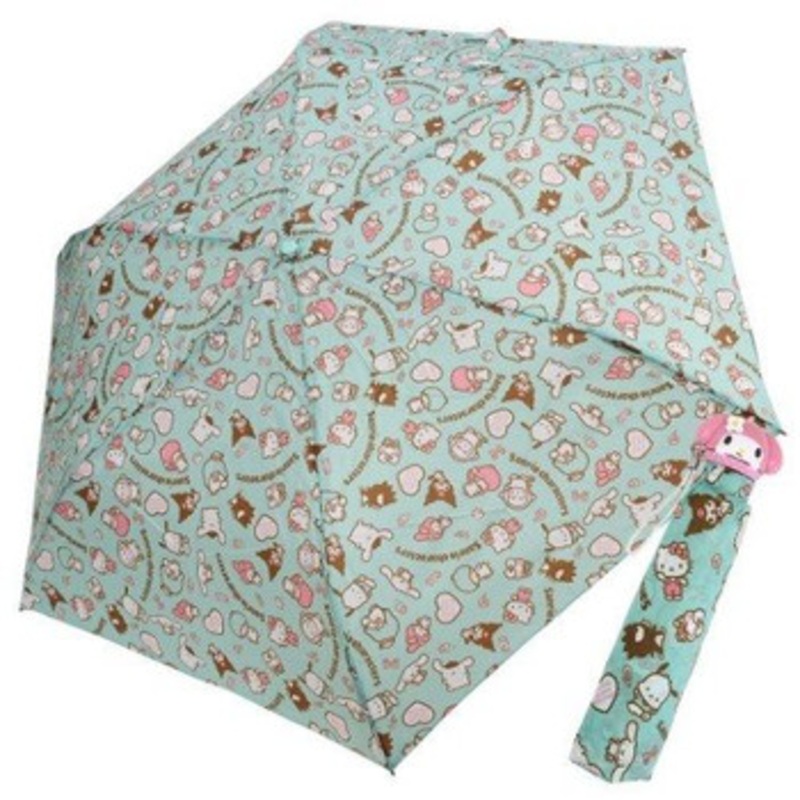 Die Cut Folding Umbrella My Melody Blue