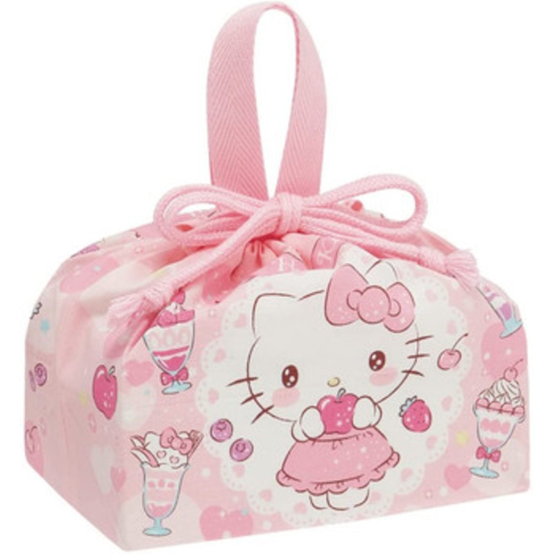 Drawstring Lunch Bag for Kids Hello Kitty Sweets