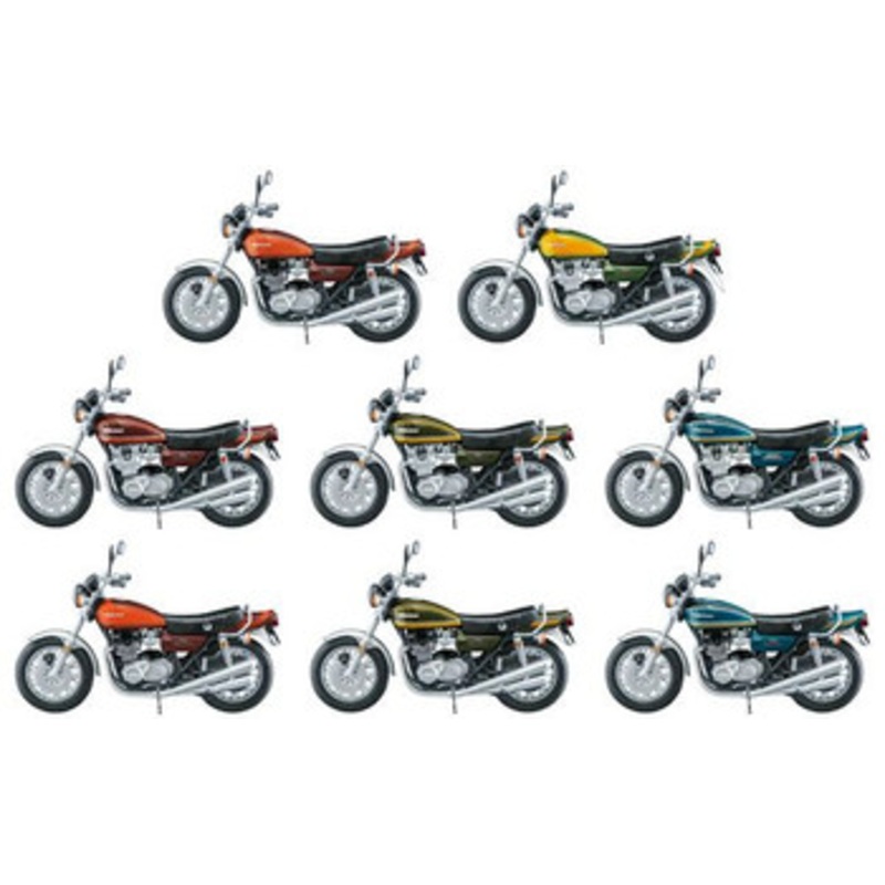 F-toys 1/24 Vintage Bike Kit 8 Kawasaki 900 Super 4/750RS 10Pack BOX