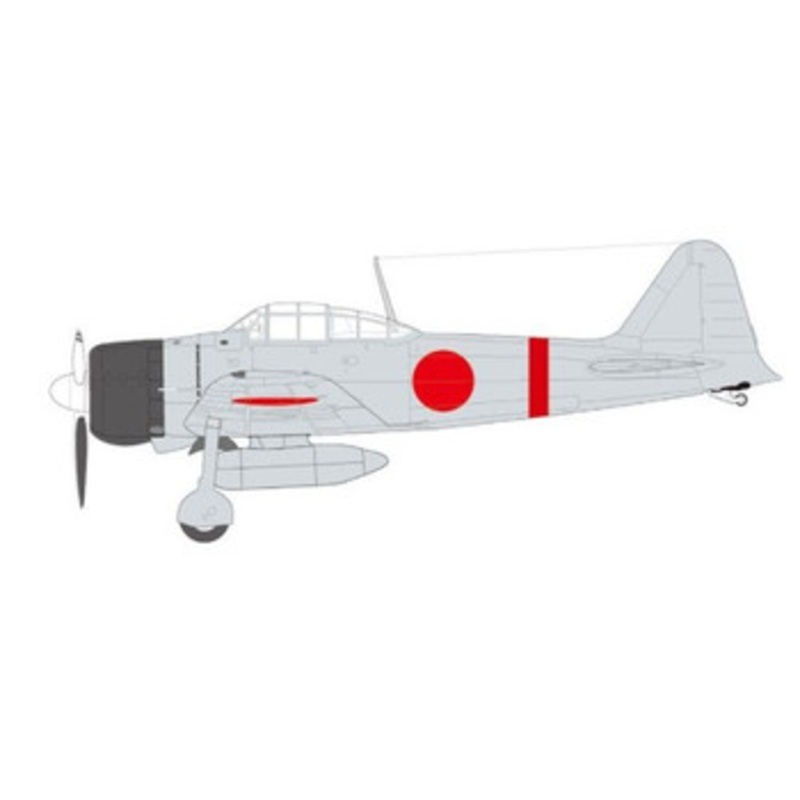 Fujimi TOKU 1/700 Japanese Navy carrier-based aircraft set 1 (Early War) Plastic Model