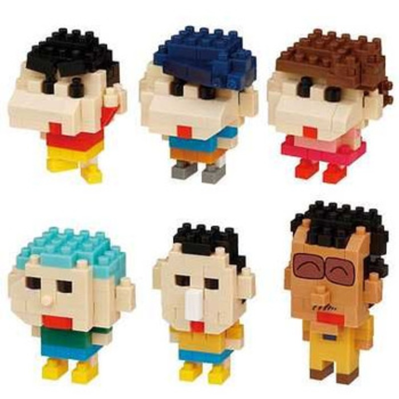 Kawada Nanoblock Mini Crayon Shin-chan Box vol.3 (6 pcs)