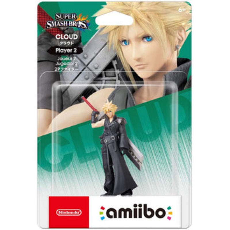 Nintendo amiibo Player 2 Ver. Cloud Figure (Super Smash Bros.)