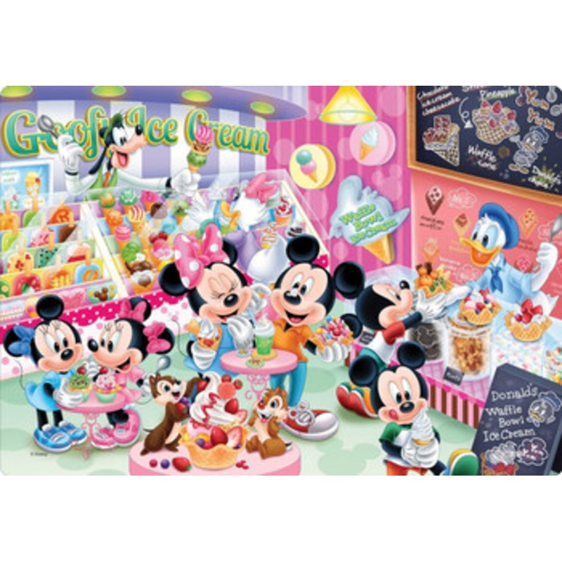 Tenyo Jigsaw Puzzle Disney Mickey & Minnie Ice Cream Shop (60 Pieces) Child Puzzle