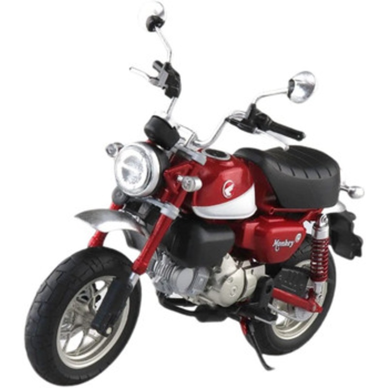 Aoshima Skynet 1/12 Honda Monkey 125 Pearl Nebula Red Finished Model