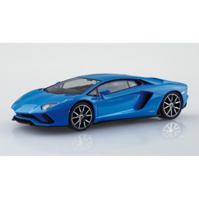 Aoshima The Snap Kit No.12-D 1/32 Lamborghini Aventador S Pearl Blue Plastic model