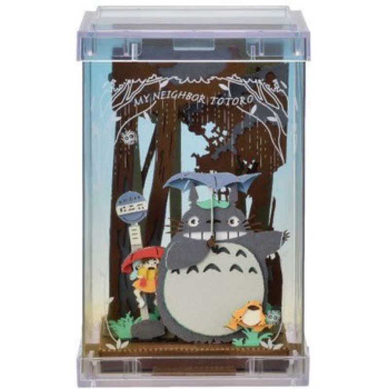 Ensky Paper Theater Cube Studio Ghibli My Neighbor Totoro Rain Sound Dance