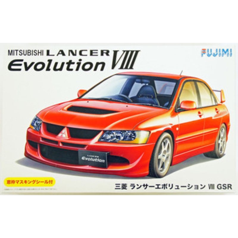 Fujimi Inch Up 1/24 Mitsubishi Lancer Evolution VIII GSR Plastic Model