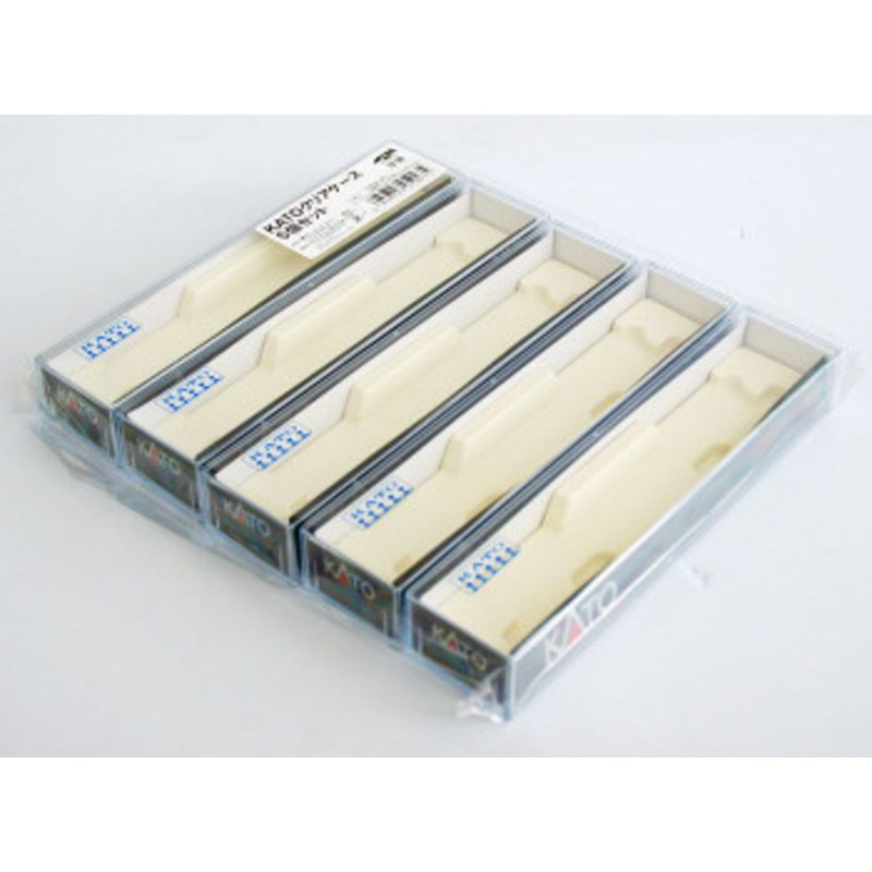 Kato 28-189 Plastic Clear Case for N scale Trains (5 pcs)