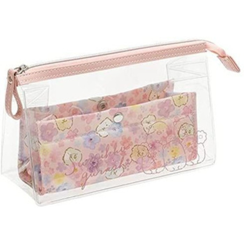 San-x Sumikko Gurashi Clear Pen Case (Pink)