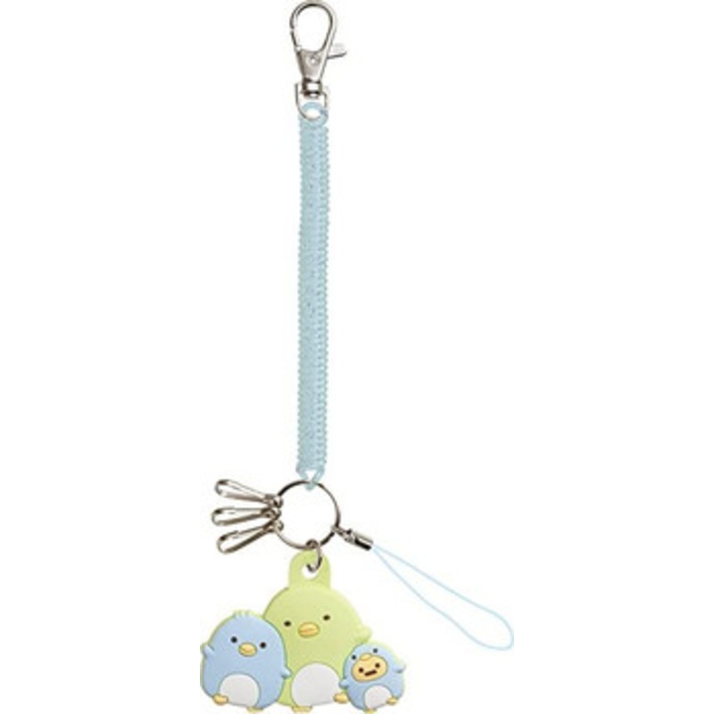 San-x Sumikko Gurashi Coil Keychain Penguin