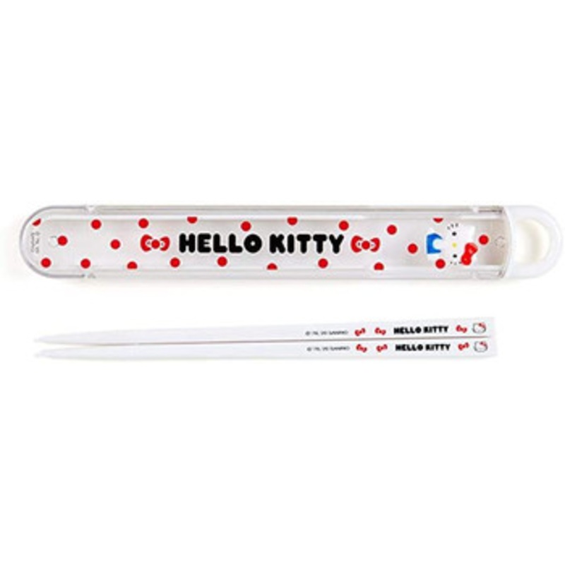 Sanrio Chopsticks with case Hello Kitty Polka Dot