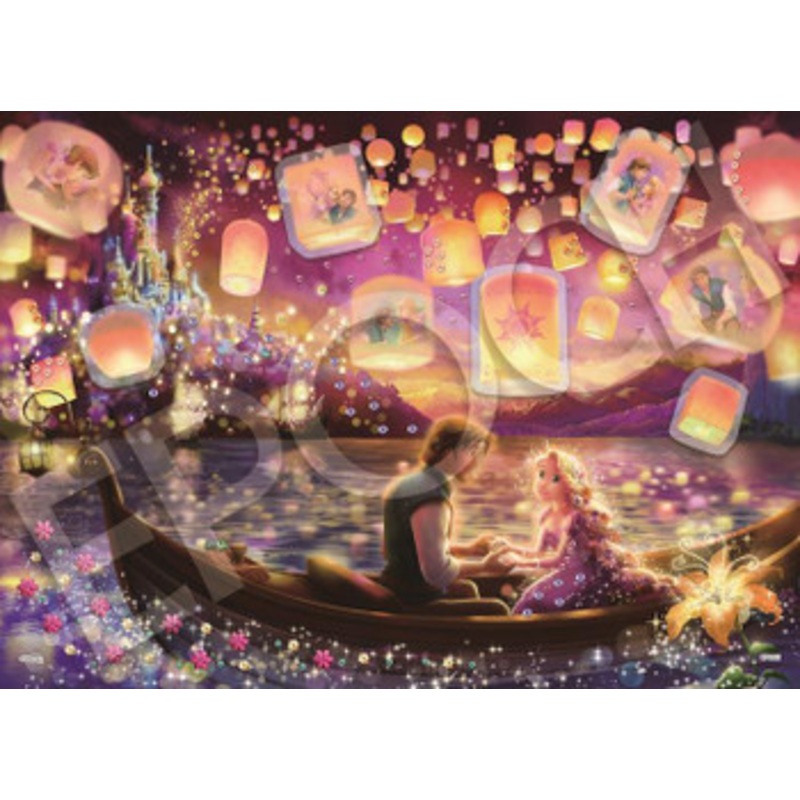 Epoch 74-203 Jigsaw Puzzle Disney Tangled Rapunzel Night Lantern Scene (Decoration Puzzle) (500 Pieces)
