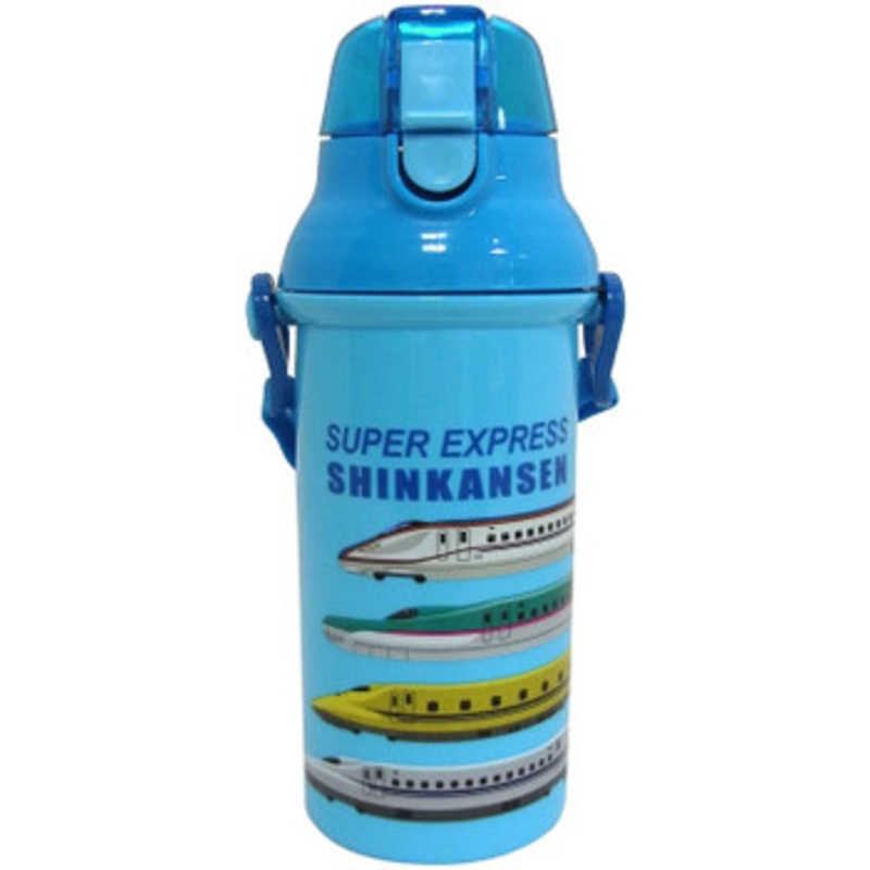 One-touch Water Bottle Shinkansen (Blue)