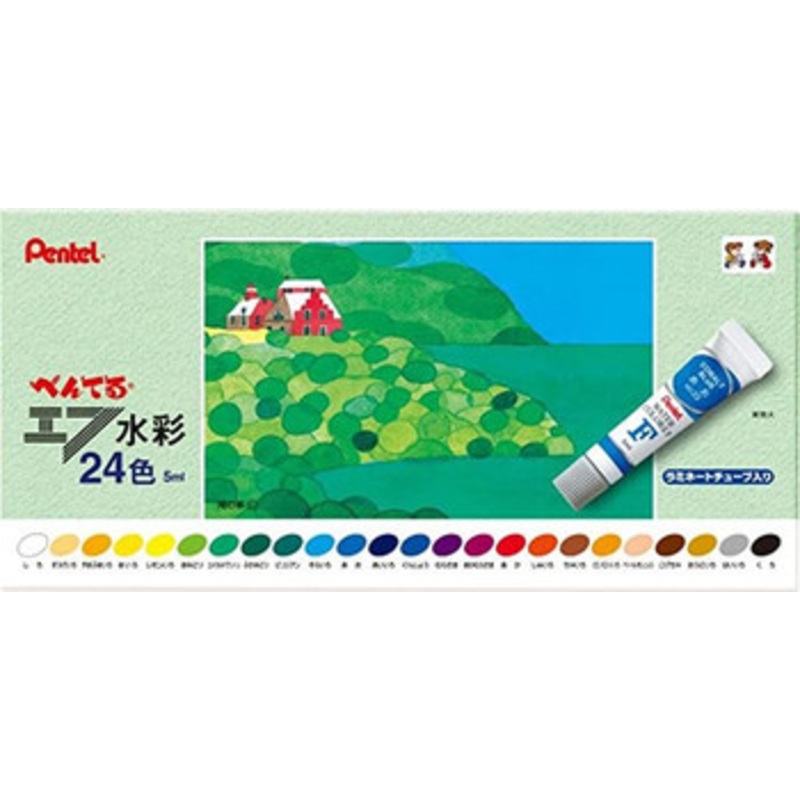 Pentel Water Colors F 24 Color Set
