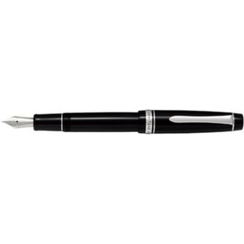 Pilot FKVH2MR-BSM Custom Heritage 912 Black Fountain Pen (NIB: SM Soft Medium)