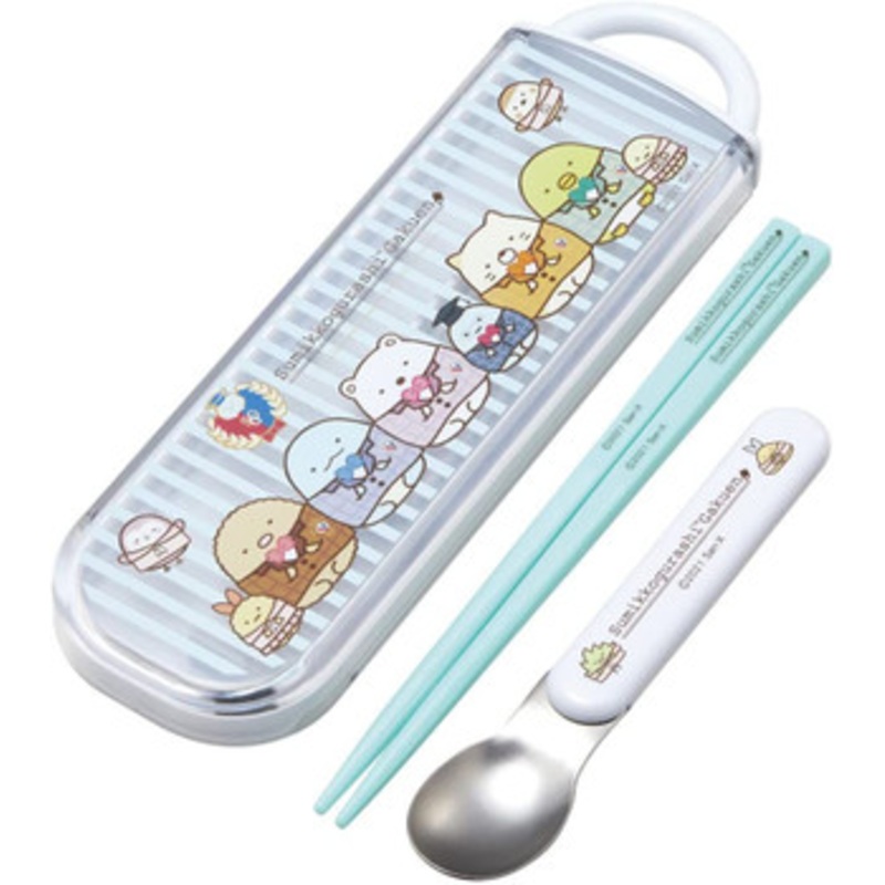 Skater Sumikko Gurashi Spoon & Chopsticks Combi Set