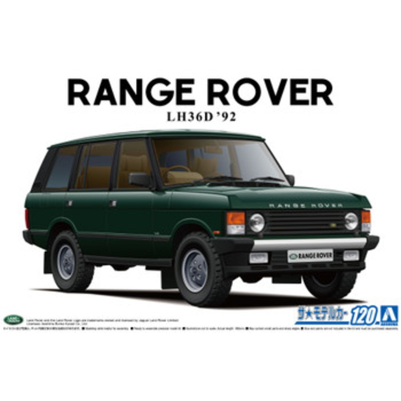 Aoshima The Model Car 1/24 Land Rover LH36D Range Rover Classic ’92 Plastic Model
