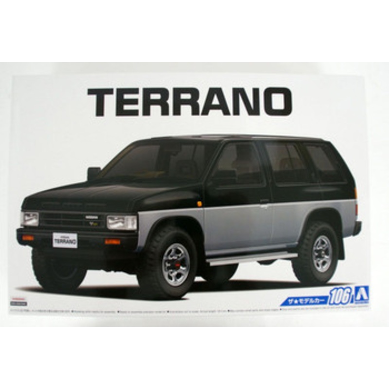 Aoshima The Model Car 1/24 Nissan D21 Terrano V6-3000 R3M ’91 Plastic Model