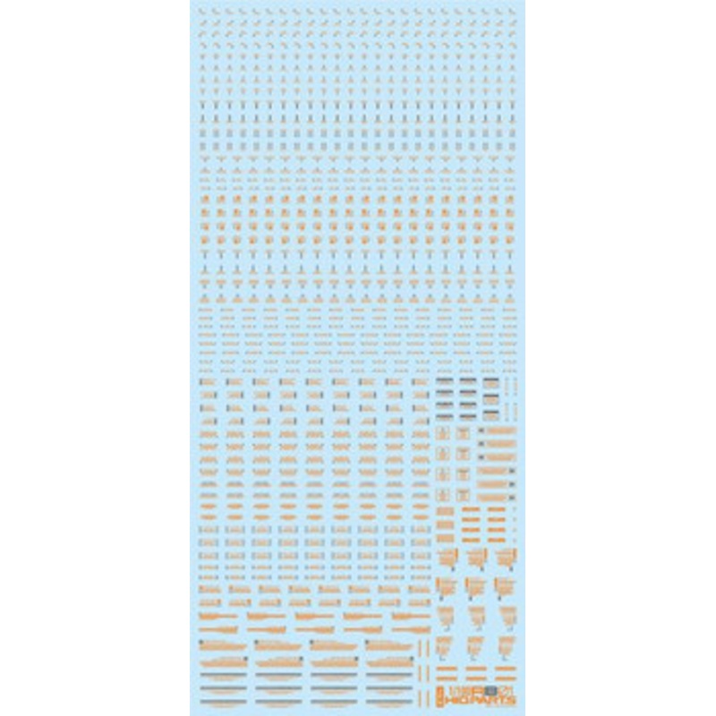 HiQparts 1/100 Orange & Gray RB01 Caution Decal
