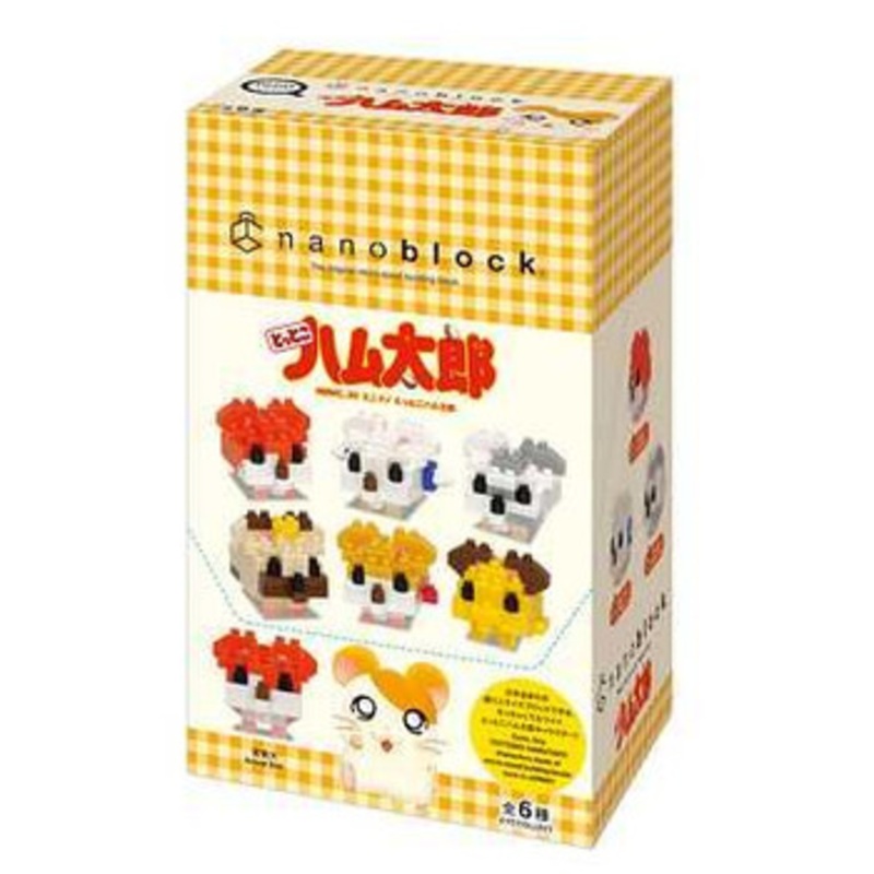Kawada Nanoblock Mininano Tottoko Hamutaro (6 Pcs Box)