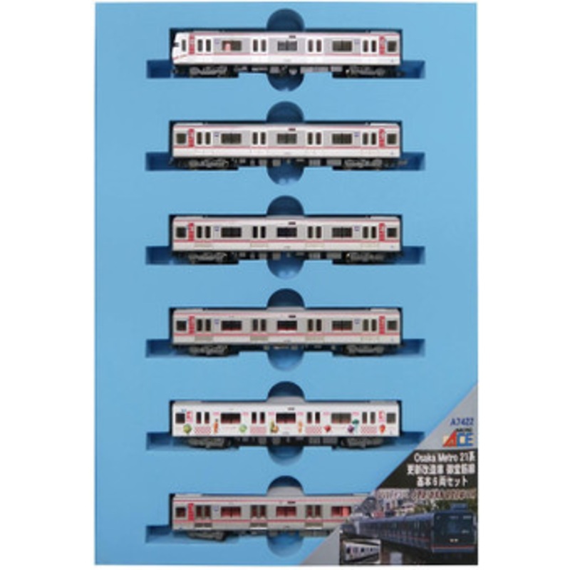 Microace A7422 Osaka Metro Series 21 Renewal Modified Car Midosuji Line 6 Cars Set (N Scale)