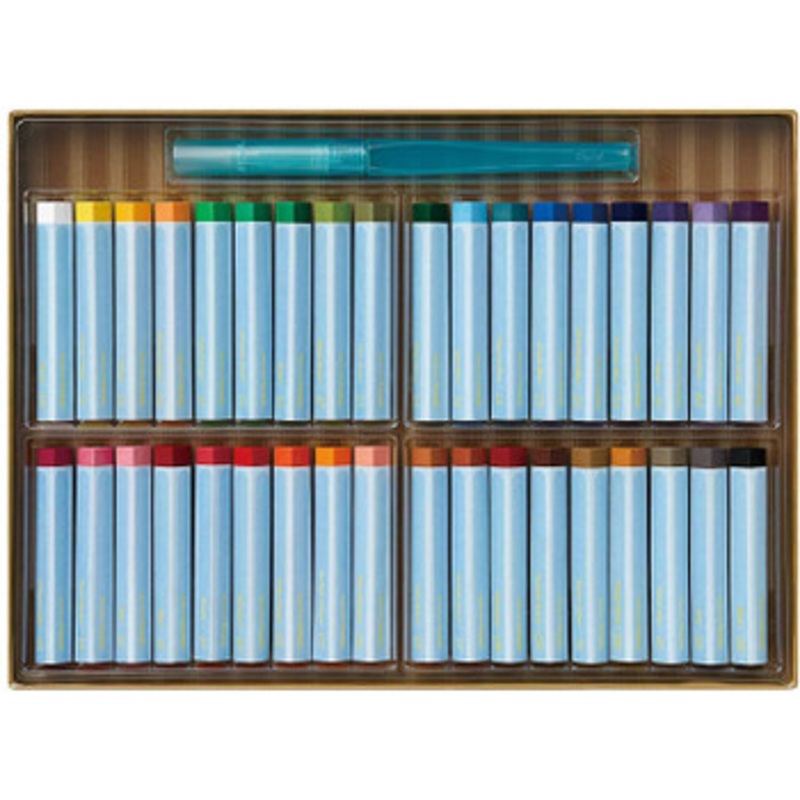 Pentel Vistage Watercolor Pastel 36 Color Set With Water Brush