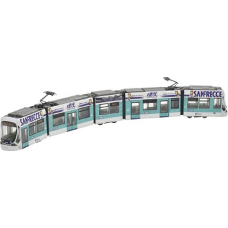 Tomytec Hiroshima Electric Railway Series 5100 No.5108 Green Mover Max Sanfrecce Train (2021 Season) (N scale)