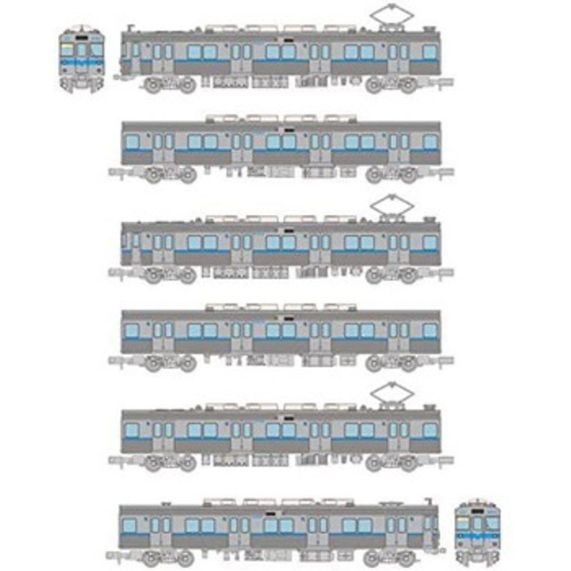 Tomytec Nagoya Municipal Subway Tsurumai Line Type 3000 3101 Configuration 6 Cars Set (N scale)