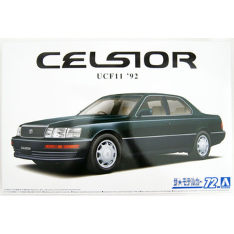 Aoshima The Model Car 1/24 Toyota UCF11 Celsior 4.0C VER. F Package ’92 Plastic Model