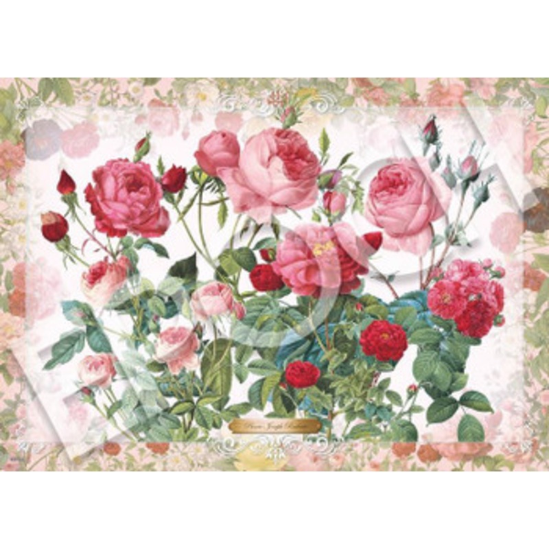 Epoch 06-125s Jigsaw Puzzle Inviting Roses by Pierre-Joseph Redoute (500 Pieces)