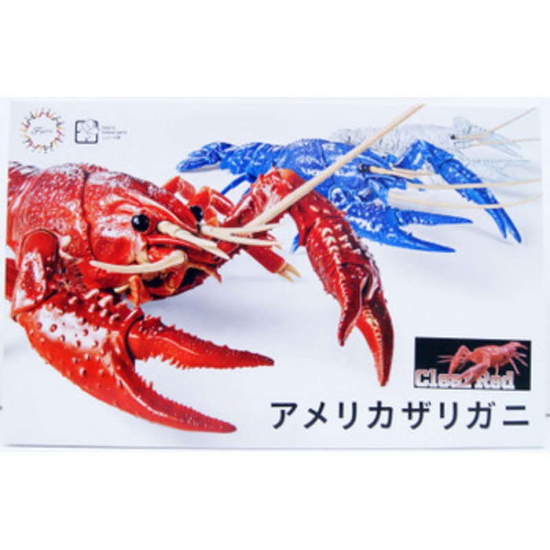 Fujimi Research Series Procambarus Clarkii / Louisiana Crawfish Special Version (Clear Red) Plastic Model