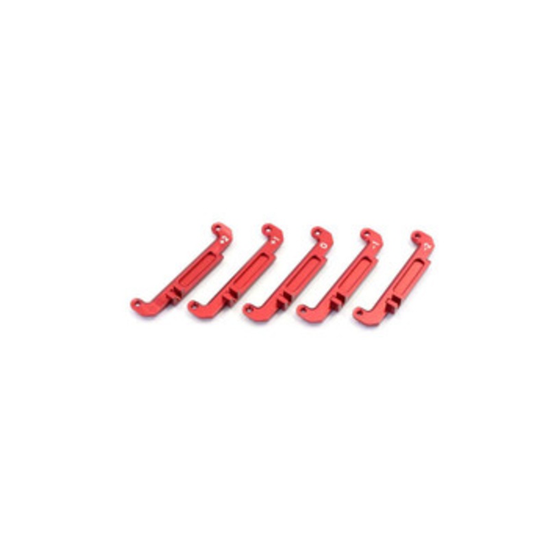 Kyosho MBW027RB Setting Steering Plate Set (Red)
