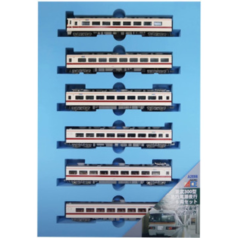 Microace A2096 Tobu Type 300 Express Oze Nocturnal 6 Cars Set (N Scale)