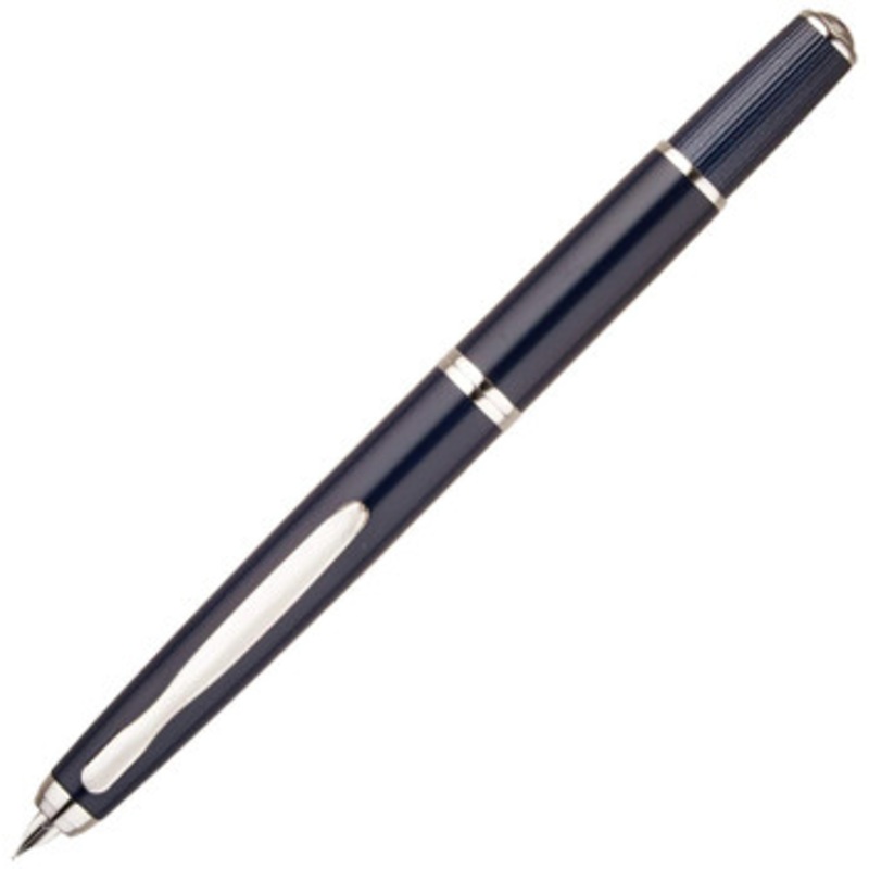 Pilot FCF-2MR-DL-F Capless Fermo Dark Blue Fountain Pen (NIB:F Fine)