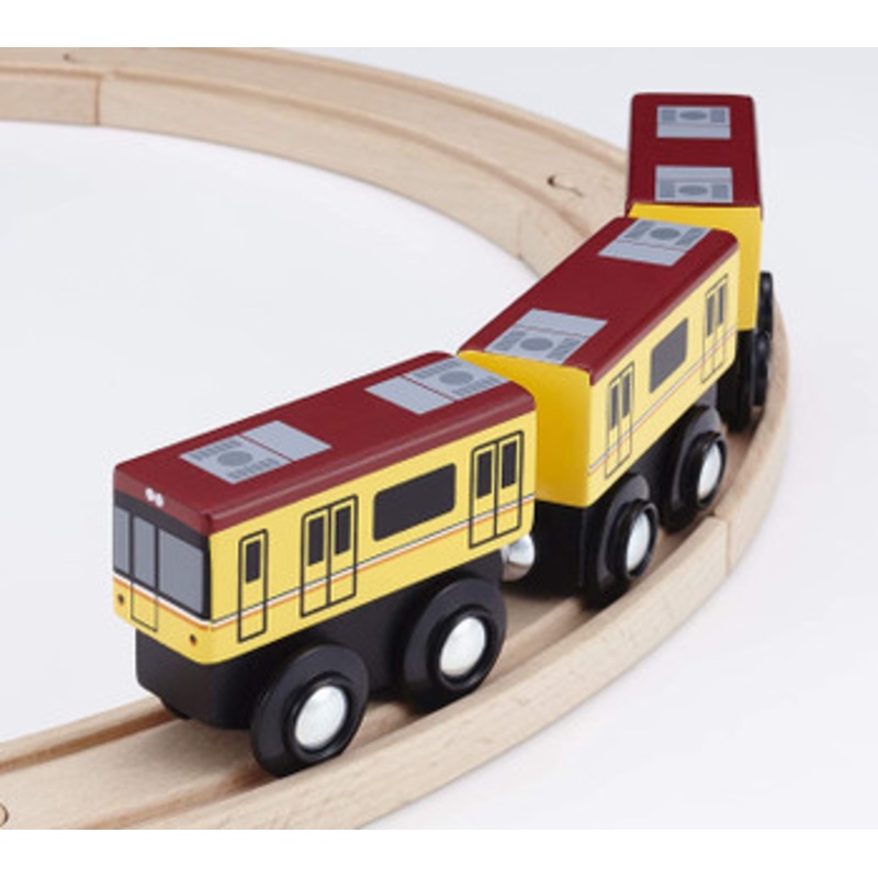 Popondetta MOK-010 moku (Wooden) TRAIN Tokyo Metro Ginza Line Series 1000